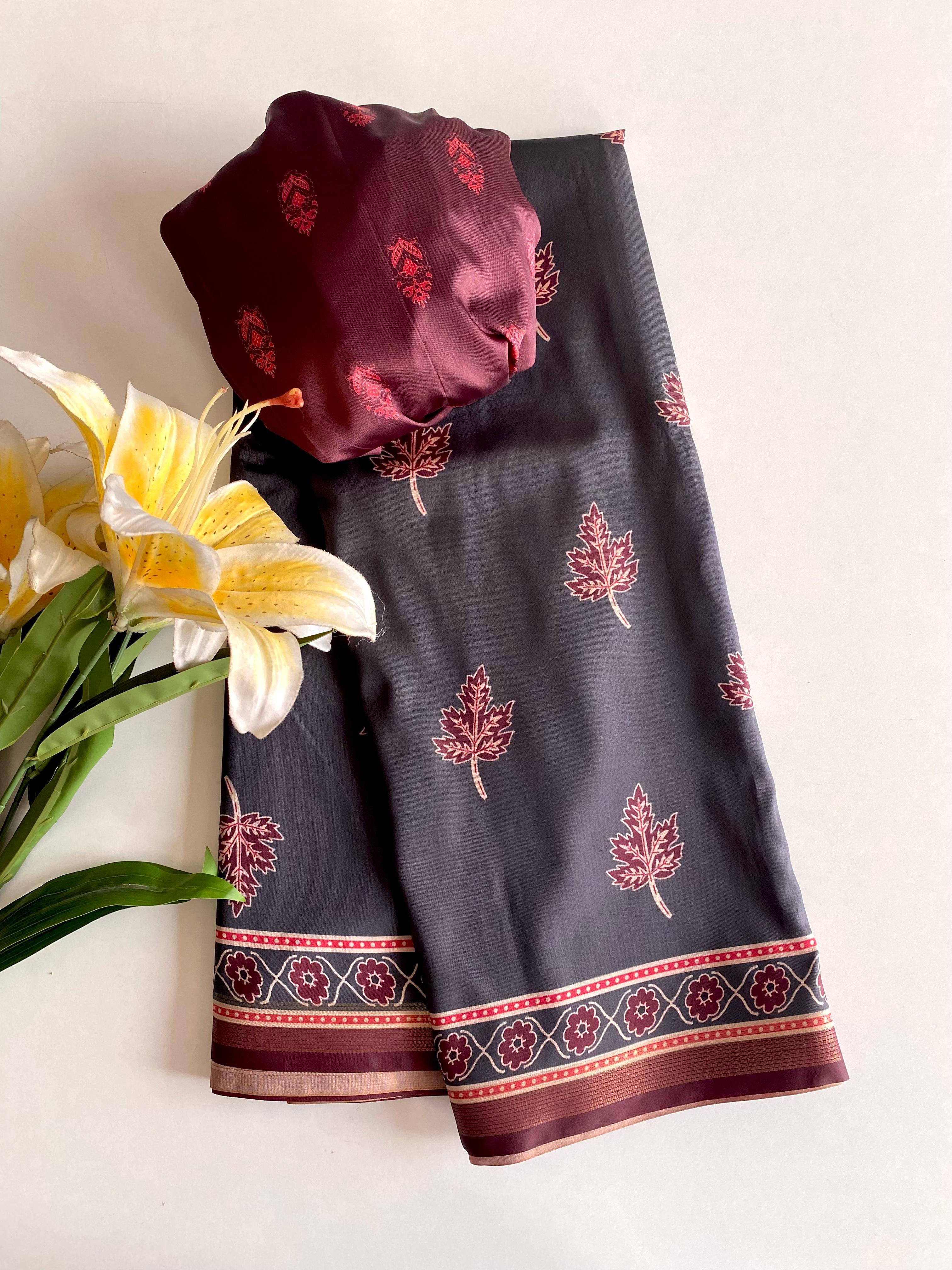 Adorable Dolla Viscose Black Color Saree