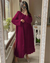 Festive Glow Georgette Three-Piece Suit