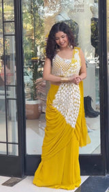 Modern Grace by TrendAura – Ready-to-Wear Drape Saree