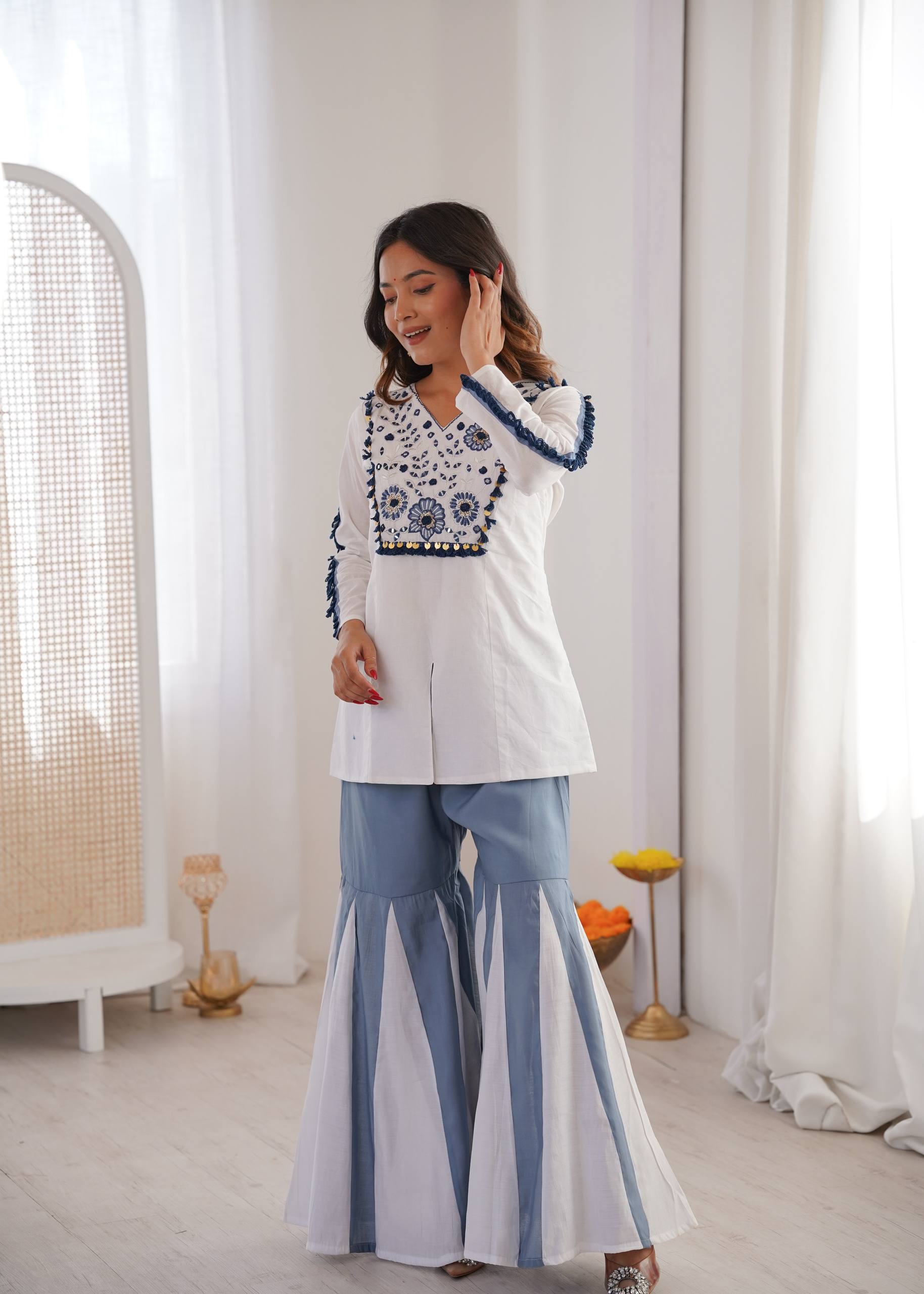 Festival Special Premium Designer 2-Piece Co-Ord Set